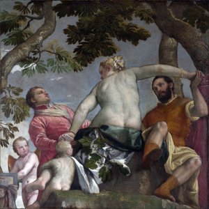 Hűtlenség, 1575 körül (olaj, vászon) alkotó: Veronese