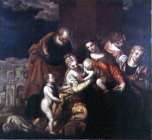 Szent Katalin misztikus házassága alkotó: Veronese