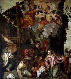 Pásztorok imádása. Paolo Caliari Paolo Veronese (1528-1588) című festménye, 1565 körül. Mérete: 350x290cm. Olajfestmény. Velence, SS-bazilika. Giovanni e Paolo (San Zanipolo), Rózsafüzér kápolna. Velence (Szent Giovanni és Paolo bazilika ( alkotó: Veronese