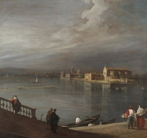 San Cristoforo, San Michele és Murano a velencei Fondamenta Nuove-tól alkotó: Canaletto