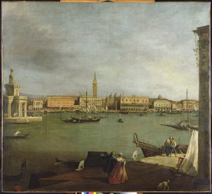 A Bacino di San Marco észak felé tekintve (olaj, vászon)