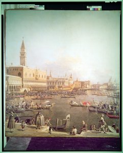 A Molo és a Dózse-palota a Bacino Di San Marco felől alkotó: (1697-1768) Canaletto