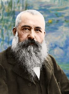 Claude Monet portréja, 1899 körül (fotó)