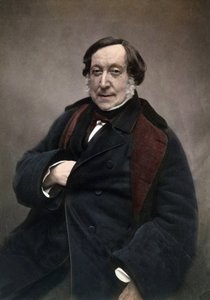 Gioachino (Antonio) Rossini (1792-1868) olasz zeneszerző. fényképe után Nadar alkotó: Nadar