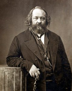 Michel Bakounine (Bakunin) (1814-1876), orosz anarchista portréja"" Mihail Alekszandrovics Bakunin (1814-1876) portréja, Nadar, Gaspard-Felix (1820-1910), kb 1860 - Albumin Photo - Magángyűjtemény