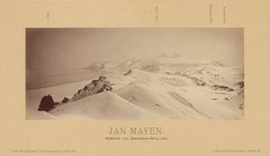 Jan Mayen, Danielsen-Berg déli része. alkotó: (Linienschiffs Lieutenant) Richard Basso