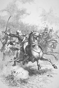 Pulaski Kázmér gróf halála (litho)