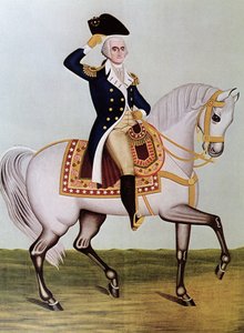 George Washington lóháton (színes litó)