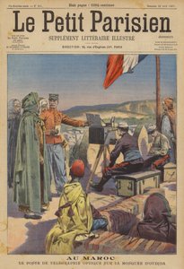 Optikai távíró a marokkói Oudja mecsetben (színes litó)