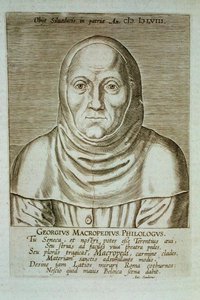 Georgius Macropedius Philologus (kb. 1486-1588) (fatömbnyomat)