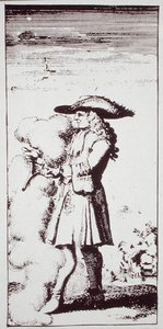Az L. L. de Vallemont „La Physique Occulte” című művéből a jósló rúd, amely a 19. század végén megjelent „Varázslattörténetben” illusztrált (litho)