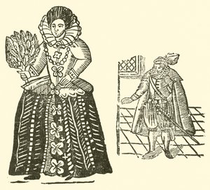 Illusztráció a Roxburghe-balladákhoz (fametszet)