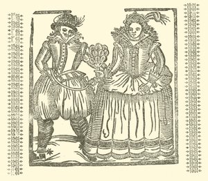Illusztráció a Roxburghe-balladákhoz (fametszet) alkotó: (after) English School