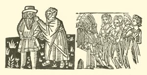 Illusztráció a Roxburghe-balladákhoz (fametszet) alkotó: (after) English School