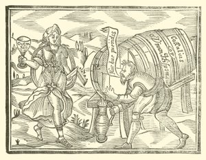 Illusztráció a Roxburghe-balladákhoz (fametszet) alkotó: (after) English School