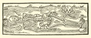 Illusztráció a Roxburghe-balladákhoz (fametszet) alkotó: (after) English School