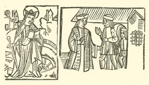 Illusztráció a Roxburghe-balladákhoz (fametszet) alkotó: (after) English School
