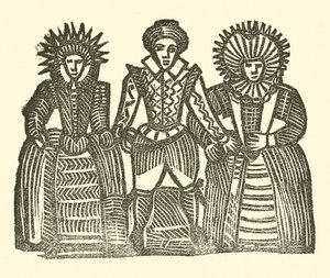 Illusztráció a Roxburghe-balladákhoz (fametszet) alkotó: (after) English School