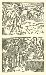 Illusztráció a Roxburghe-balladákhoz (fametszet) alkotó: (after) English School