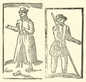 Illusztráció a Roxburghe-balladákhoz (fametszet) alkotó: (after) English School