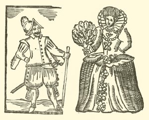 Illusztráció a Roxburghe-balladákhoz (fametszet) alkotó: (after) English School