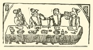 Illusztráció a Roxburghe-balladákhoz (fametszet) alkotó: (after) English School