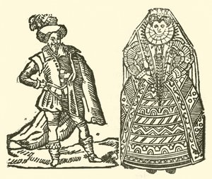 Illusztráció a Roxburghe-balladákhoz (fametszet) alkotó: (after) English School