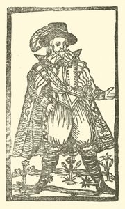 Illusztráció a Roxburghe-balladákhoz (fametszet) alkotó: (after) English School