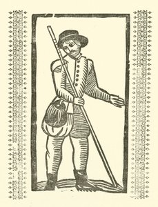 Illusztráció a Roxburghe-balladákhoz (fametszet) alkotó: (after) English School