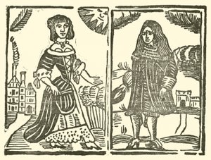 Illusztráció a Roxburghe-balladákhoz (fametszet) alkotó: (after) English School