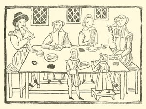 Illusztráció a Roxburghe-balladákhoz (fametszet) alkotó: (after) English School