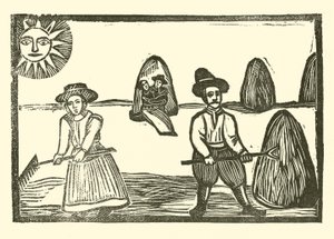 Illusztráció a Roxburghe-balladákhoz (fametszet) alkotó: (after) English School