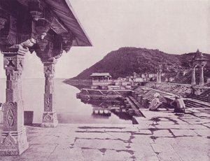 Marble Ghat, Rainuggur, Oodeypore (f/w fotó) alkotó: (after) English photographer