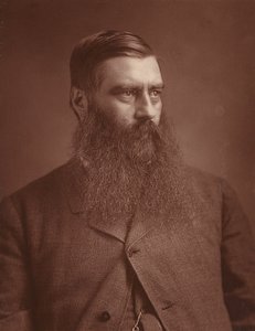 G. A. Henty portréja (fekete-fehér fotó) alkotó: (after) English photographer