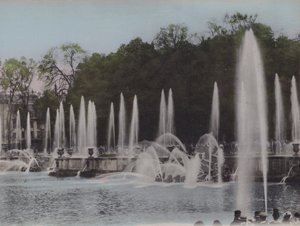 Bassin de Neptune, Neptunusz medence (színes fotó) alkotó: (after) French Photographer
