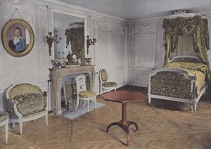 A királynő hálószobája (színes fotó) alkotó: (after) French Photographer