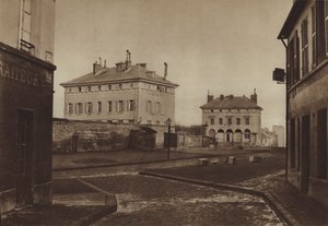 Olaszország akadálya 1866 -ban, a Ledoux pavilonjaival (B/W fotó) alkotó: (after) French Photographer