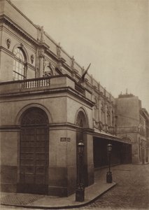 A régi Opera a rue Le Peletier-ben (f/w fotó) alkotó: (after) French Photographer