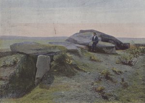 A Mane-Lud dolmen, Locmariaquerben (színes fotó) alkotó: (after) French Photographer