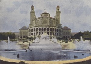 Párizs, Le Trocadero (színes fotó) alkotó: (after) French Photographer