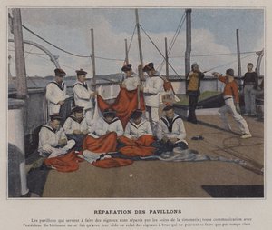 Reparation des Pavillons (színes fotó) alkotó: (after) French Photographer