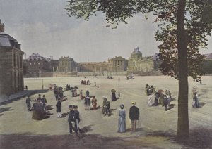 Versailles, A kastély általános képe (színes fotó) alkotó: (after) French Photographer
