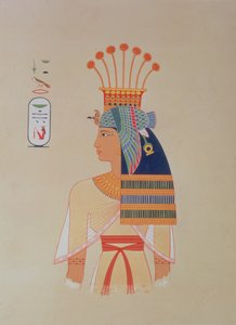 746.c.1. & f.8 Nebto királynő, Ramses-Meiamoun lányának portréja a „Histoire de l