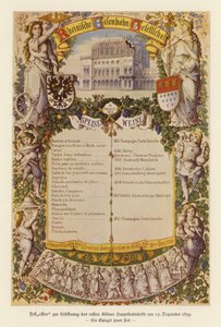 A kölni első vasútállomás megnyitását ünneplő bankett menüje alkotó: (after) German School