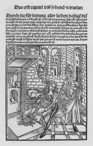 Hieronymus Brunschwig Cirurgia könyve (litho) alkotó: (after) German School