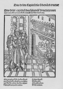 Hieronymus Brunschwig Cirurgia könyve (litho) alkotó: (after) German School