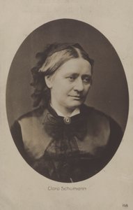 Clara Schumann, német zongoraművész és zeneszerző (fekete-fehér fotó) alkotó: (after) German photographer
