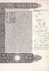 Egy oldal Eukleidész „Elementa Geometrica” című művéből latinra fordítva alkotó: (after) Greek School