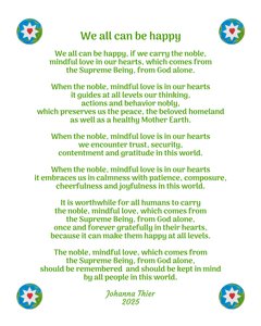 We all can be happy alkotó: Johanna Thier