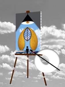 Die Malkunst (I) alkotó: Alexander Eibach